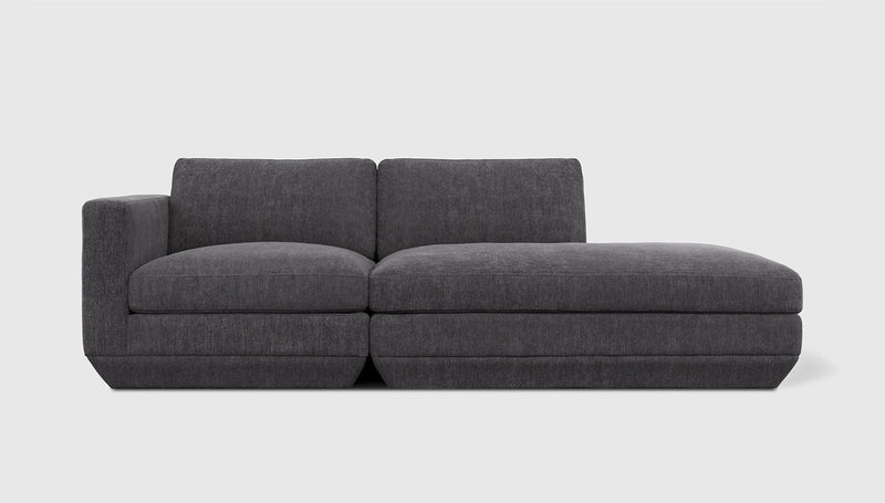 Gus Modern Podium Modular 2PC Lounge — Bastille Lennox / Right Facing