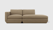 Gus Modern Podium Modular 2PC Lounge — Merino Mocha / Right Facing