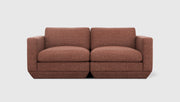 Gus Modern Podium Modular 2PC Sofa — Regency Beet