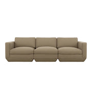 Gus Modern Podium Modular 3PC Sofa — Merino Mocha
