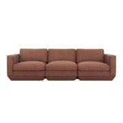 Gus Modern Podium Modular 3PC Sofa — Regency Beet