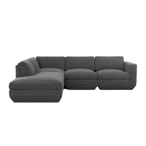 Gus Modern Podium Modular 4PC Lounge Sectional A — Bastille Lennox / Left Facing