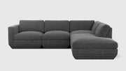 Gus Modern Podium Modular 4PC Lounge Sectional A — Bastille Lennox / Right Facing