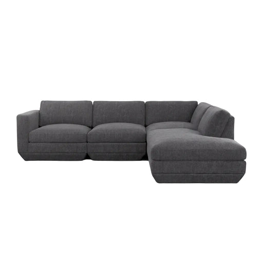 Gus Modern Podium Modular 4PC Lounge Sectional A — Bastille Lennox / Right Facing