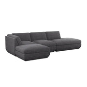 Gus Modern Podium Modular 4PC Lounge Sectional B — Bastille Lennox / Left Facing
