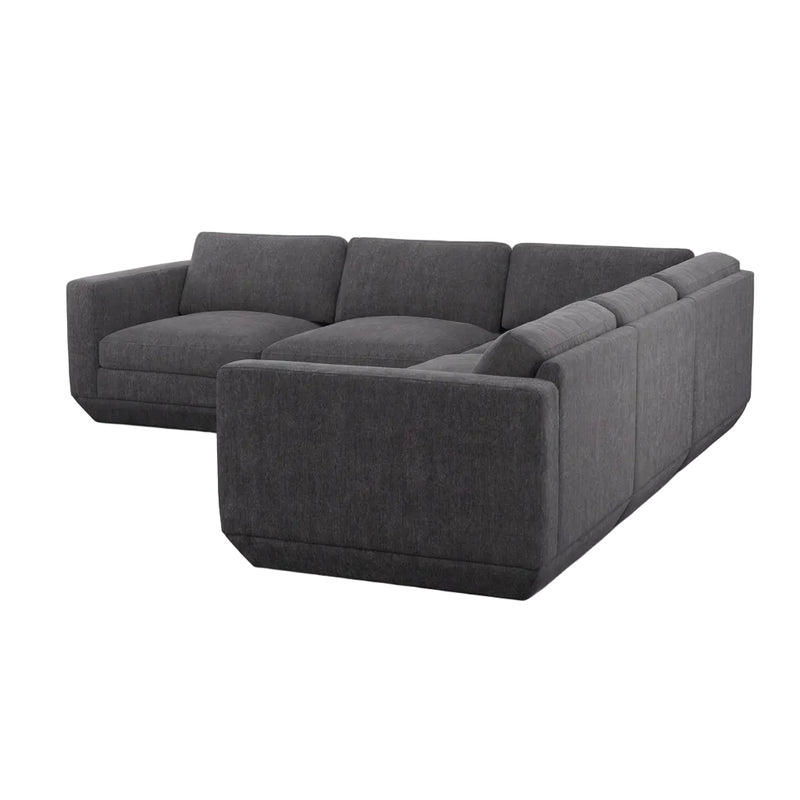 Gus Modern Podium Modular 5PC Corner Sectional — Bastille Lennox