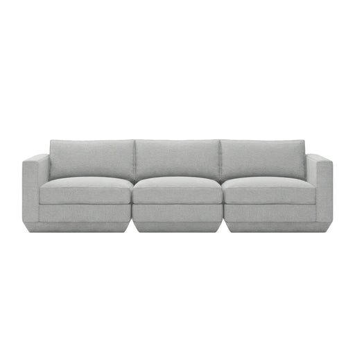 Gus Modern Podium Modular 3PC Sofa — Bayview Silver