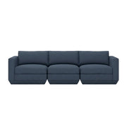 Gus Modern Podium Modular 3PC Sofa — Hanson Navy
