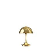 Panthella 160 Portable Table Lamp Table Lamps Louis Poulsen Brass 