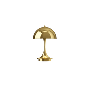 Panthella 160 Portable Table Lamp Table Lamps Louis Poulsen Brass 