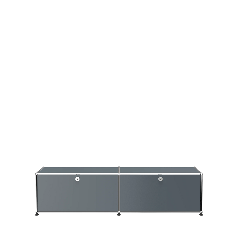 USM Haller Media B218 storage USM Mid-gray 