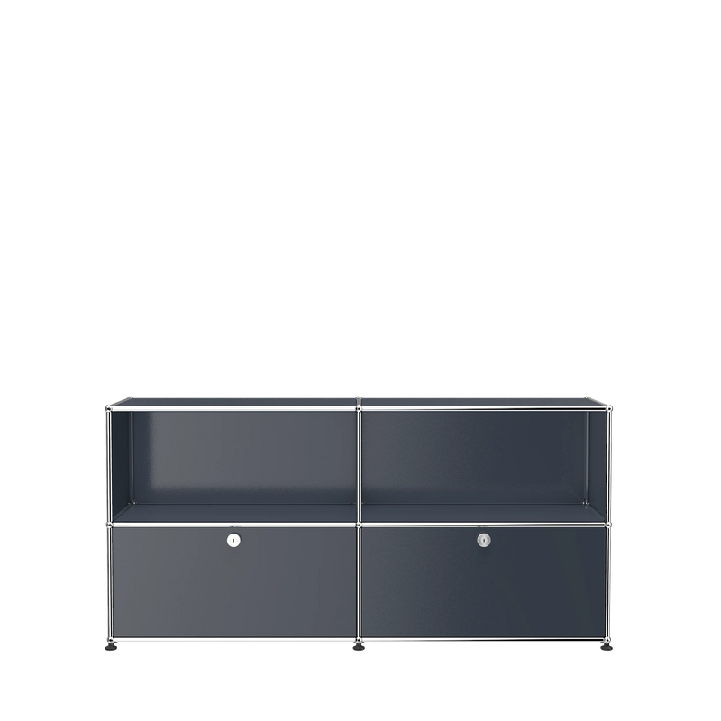 USM Haller Closed Storage Credenza C2A storage USM Anthracite Gray 