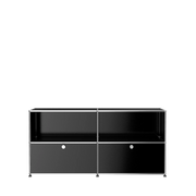 USM Haller Closed Storage Credenza C2A storage USM Graphite Black 