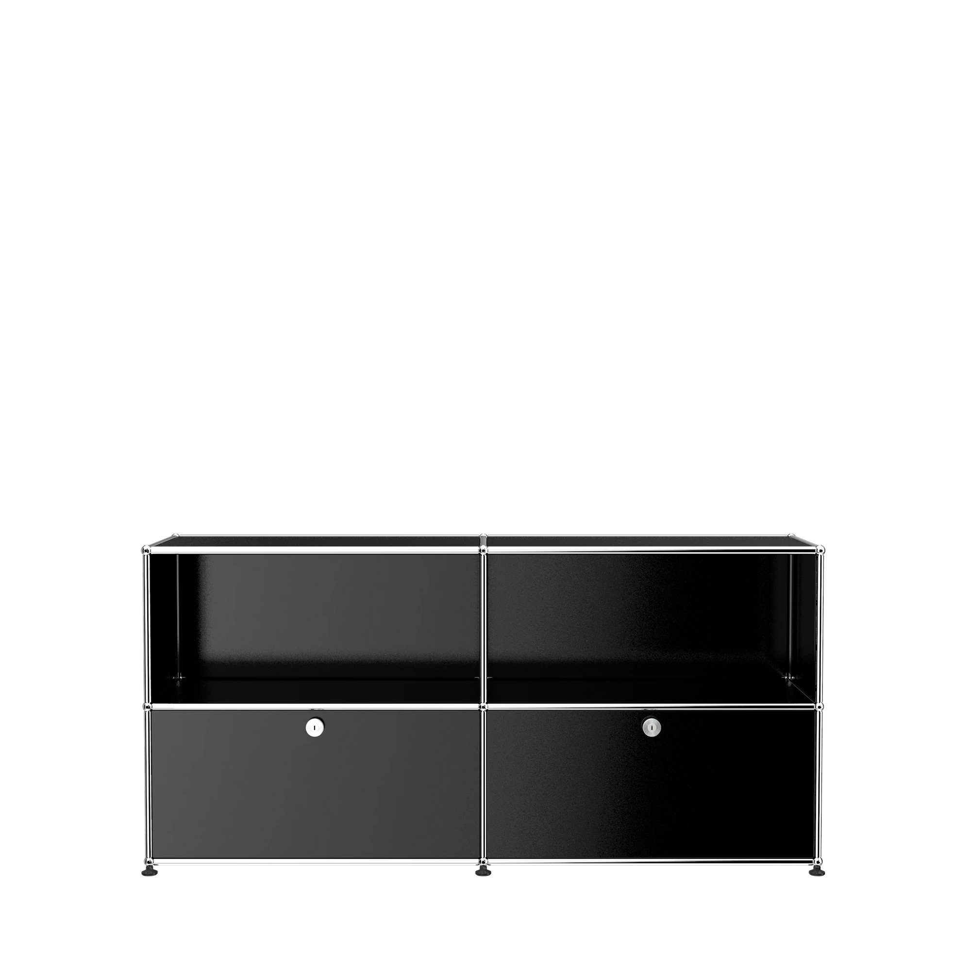 USM Haller Closed Storage Credenza C2A storage USM Graphite Black 