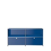 USM Haller Closed Storage Credenza C2A storage USM Gentian Blue 