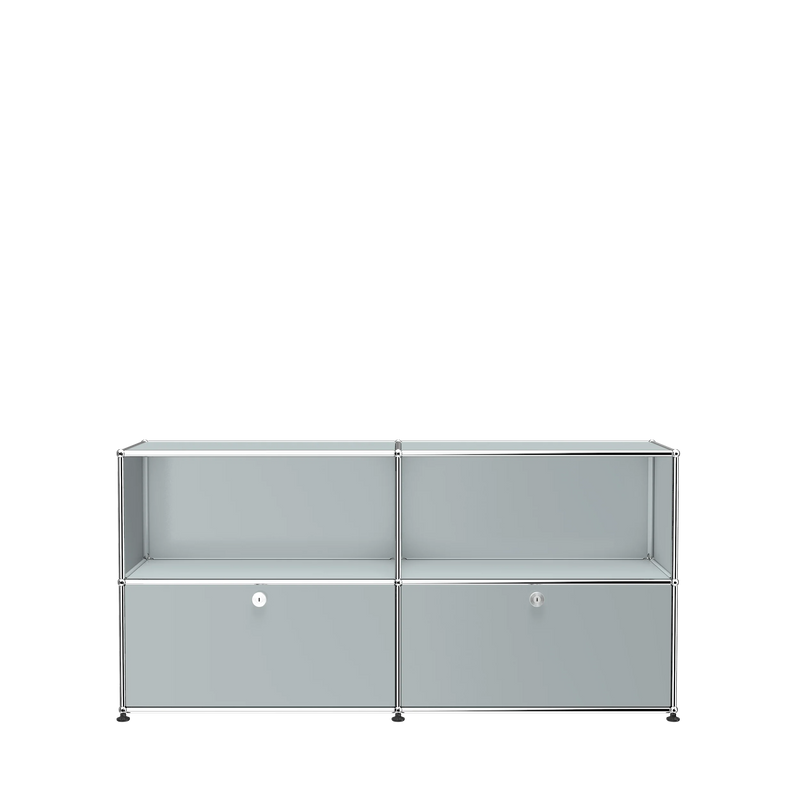 USM Haller Closed Storage Credenza C2A storage USM Silver 