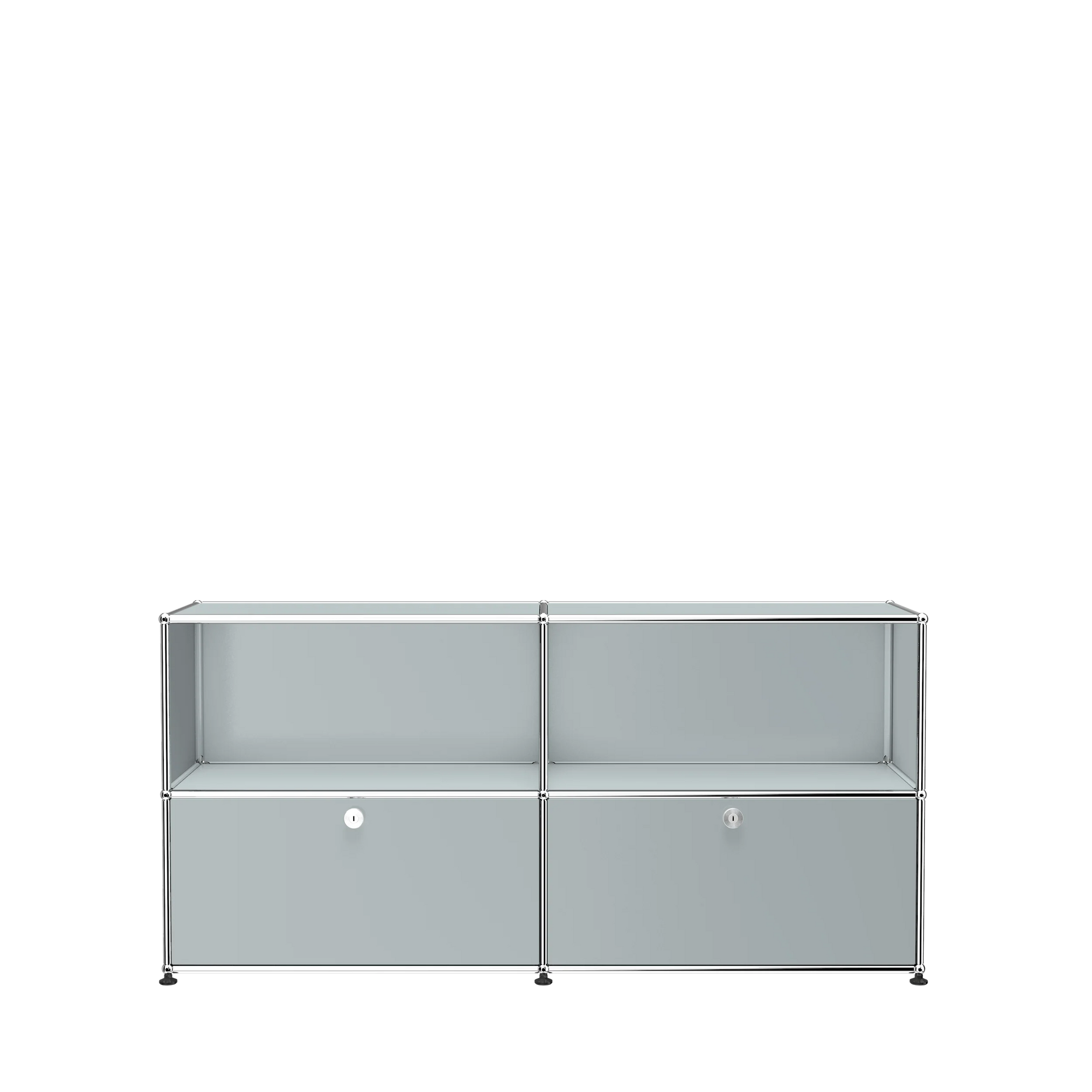 USM Haller Closed Storage Credenza C2A storage USM Silver 