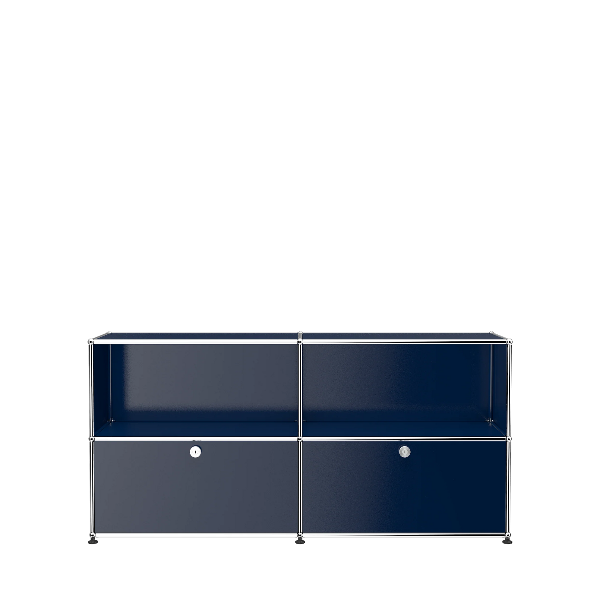 USM Haller Closed Storage Credenza C2A storage USM Steel Blue 