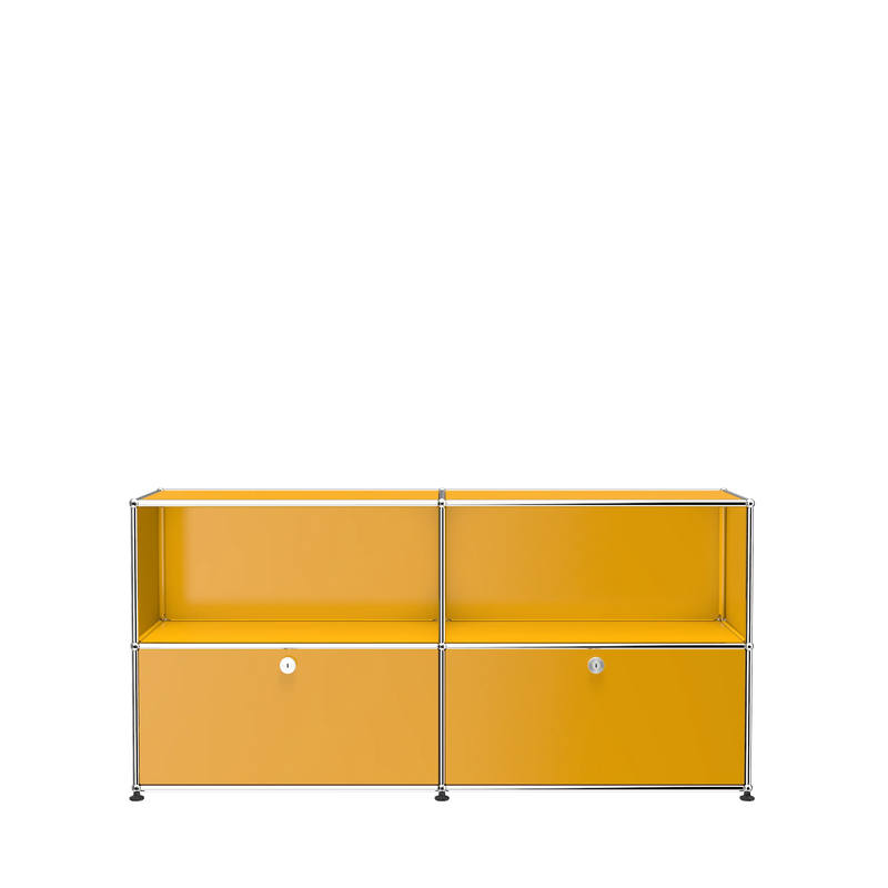 USM Haller Closed Storage Credenza C2A storage USM Golden Yellow 