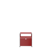 USM Haller Nightstand P storage USM Ruby Red 
