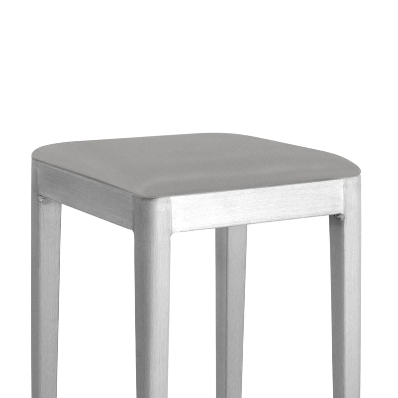 Emeco Stool Seat Pad Accessories Emeco Fabric Light Grey 