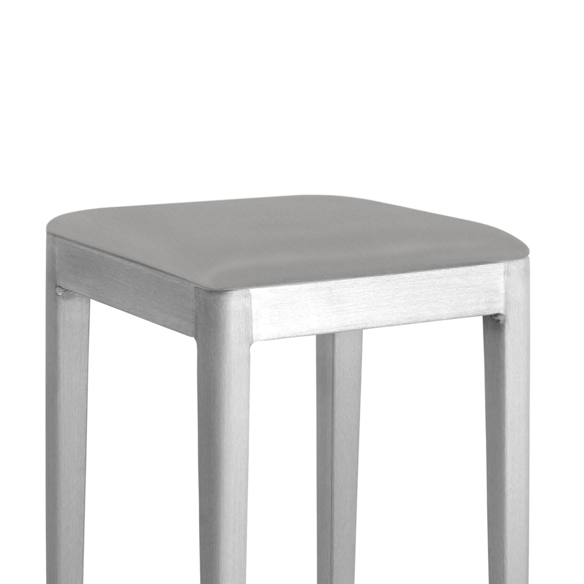 Emeco Stool Seat Pad Accessories Emeco Fabric Light Grey 