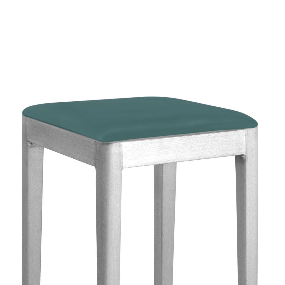 Emeco Stool Seat Pad Accessories Emeco Leather Alternative Light Blue 