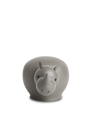 Rina Rhinoceros Sculptures Decor Woud Taupe /Medium - 2 pcs./box 