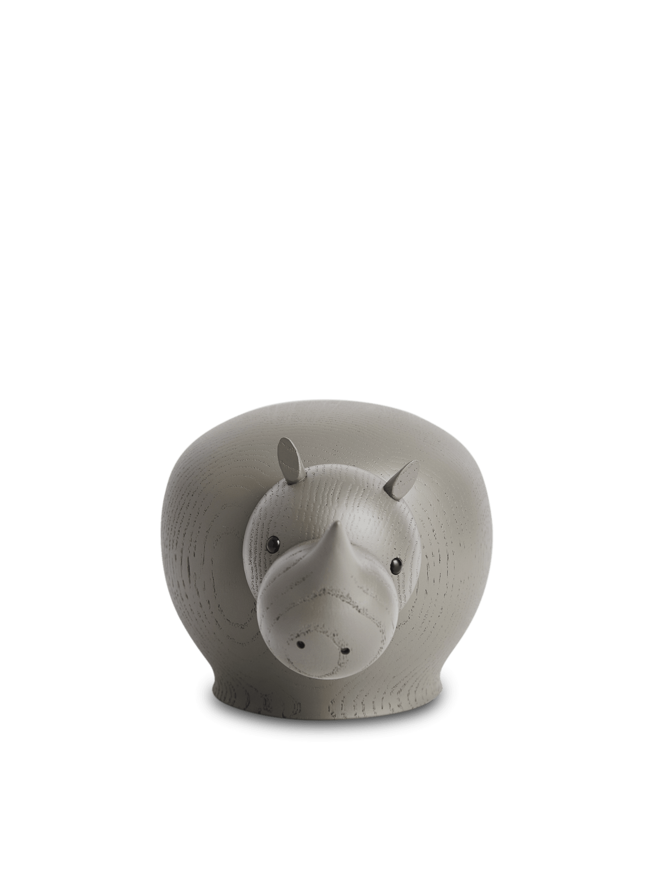 Rina Rhinoceros Sculptures Decor Woud Taupe /Medium - 2 pcs./box 