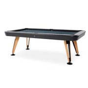 Diagonal Outdoor Pool Table Accessories RS Barcelona American 8 Feet Black Black