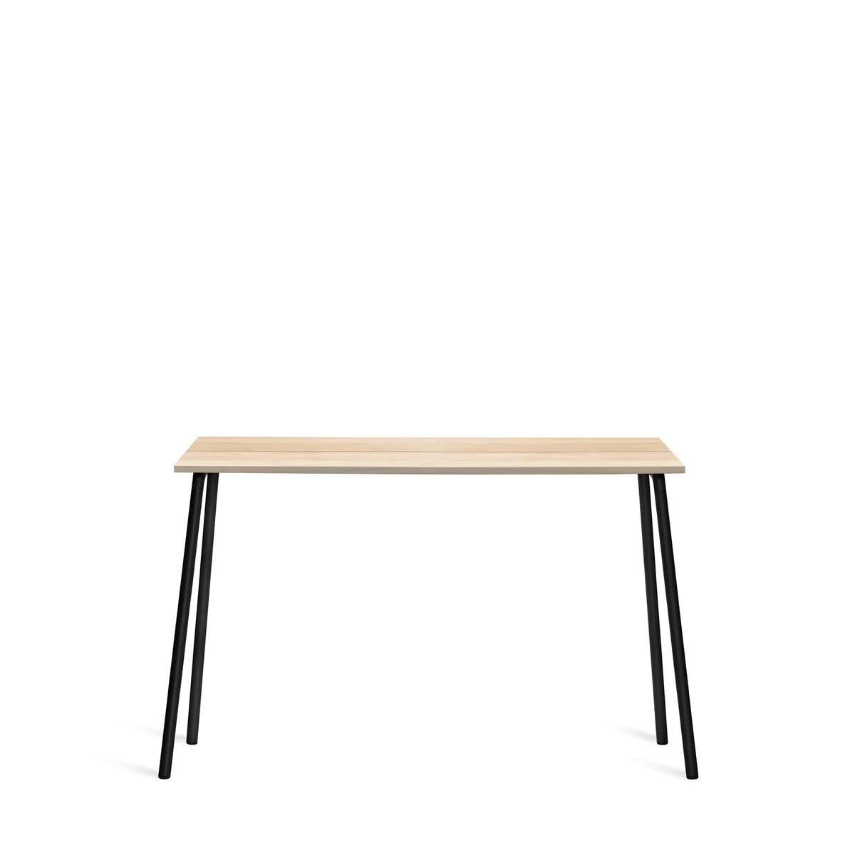 Emeco Run High Side Table - Wood table Emeco 62"/ 161 CM Black Powder Coated Frame Accoya (Outdoor Approved)