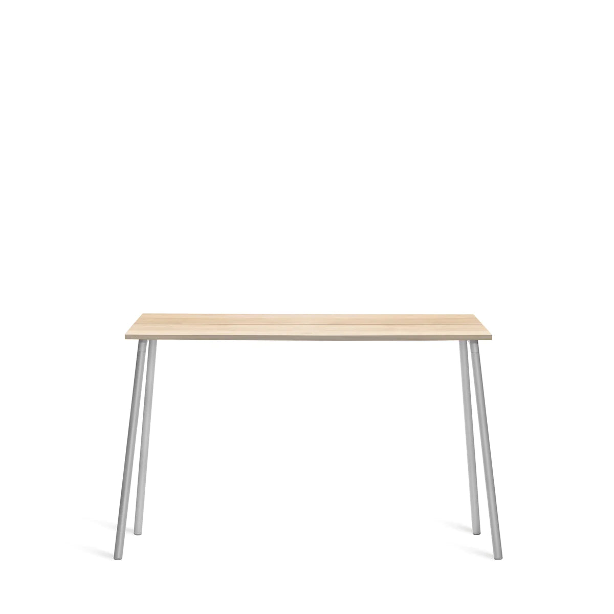 Emeco Run High Side Table - Wood table Emeco 62"/ 161 CM Clear Aluminum Frame Accoya (Outdoor Approved)