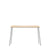 Emeco Run High Side Table - Wood table Emeco 62"/ 161 CM Clear Aluminum Frame Accoya (Outdoor Approved)