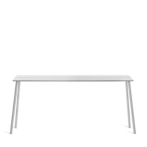 Emeco Run High Side Table - Aluminum table Emeco 86"/ 222 CM 