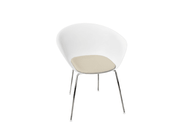 Duna 02 Four Leg Chair With Seat Cushion Chairs Arper 