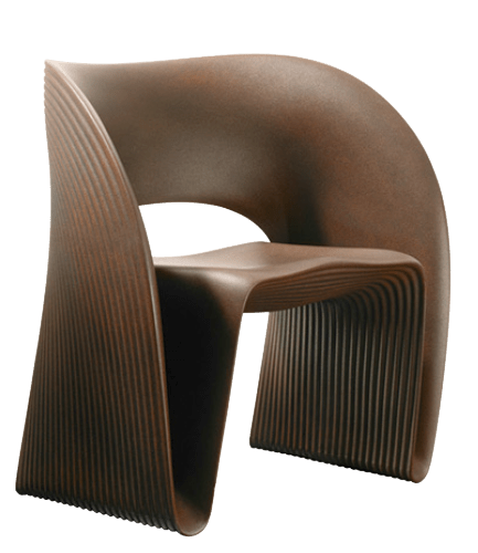 Raviolo Low Chair lounge chair Magis Rust Brown 