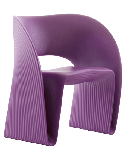 Raviolo Low Chair lounge chair Magis Purple 