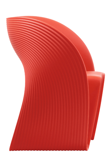 Raviolo Low Chair lounge chair Magis Red 