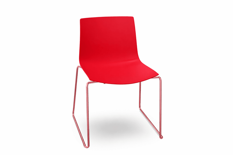 Catifa 46 Polypropylene Sled Base Chair Side/Dining Arper 