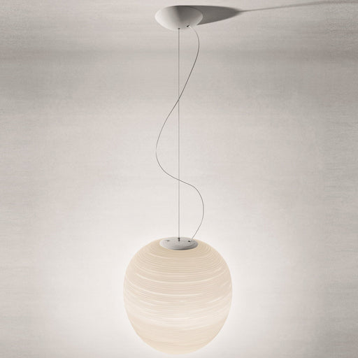 Rituals Suspension Lamp suspension lamps Foscarini Rituals XL - gold frame & white shade 