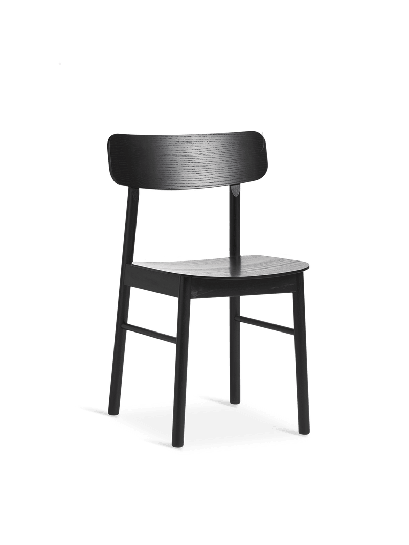 Soma Dining Chair - Set of 2 Dining Chair Woud Black Painted Ash 