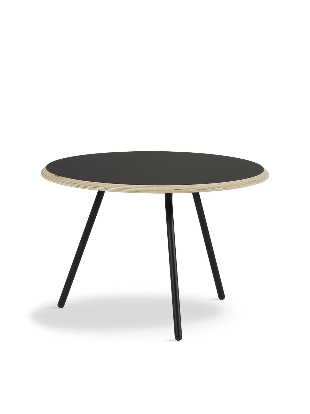 Soround Coffee Table Coffee table Woud Black Fenix Laminate Small - 23.6&quot; Low