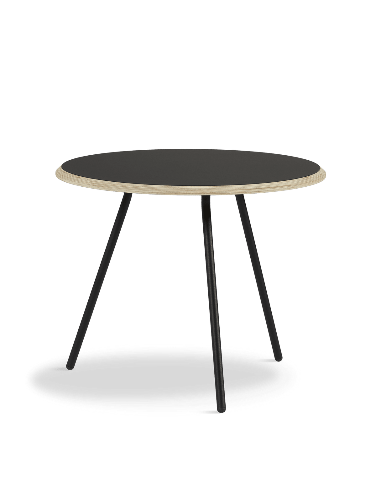 Soround Coffee Table Coffee table Woud Black Fenix Laminate Small - 23.6&quot; High