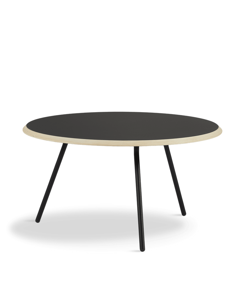 Soround Coffee Table Coffee table Woud Black Fenix Laminate Large - 29.5" Low