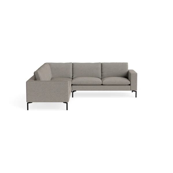 New Standard Sectional Sofa BluDot Left Sanford Black - Black Legs 