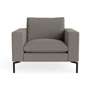 New Standard Lounge Chair lounge chair BluDot Sanford Black - Black Legs 