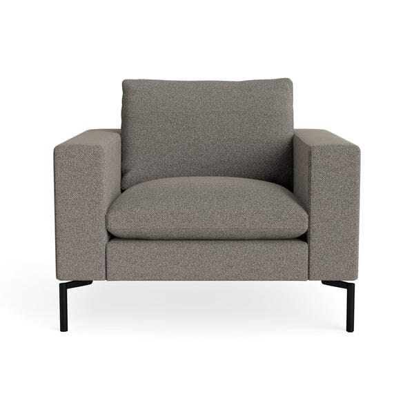New Standard Lounge Chair lounge chair BluDot Sanford Black - Black Legs 