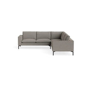 New Standard Sectional Sofa BluDot Right Sanford Black - Black Legs 