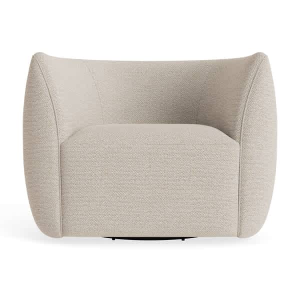 Council Swivel Lounge Chair lounge chair BluDot Sanford Linen 