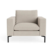 New Standard Lounge Chair lounge chair BluDot Sanford Linen - Black Legs 
